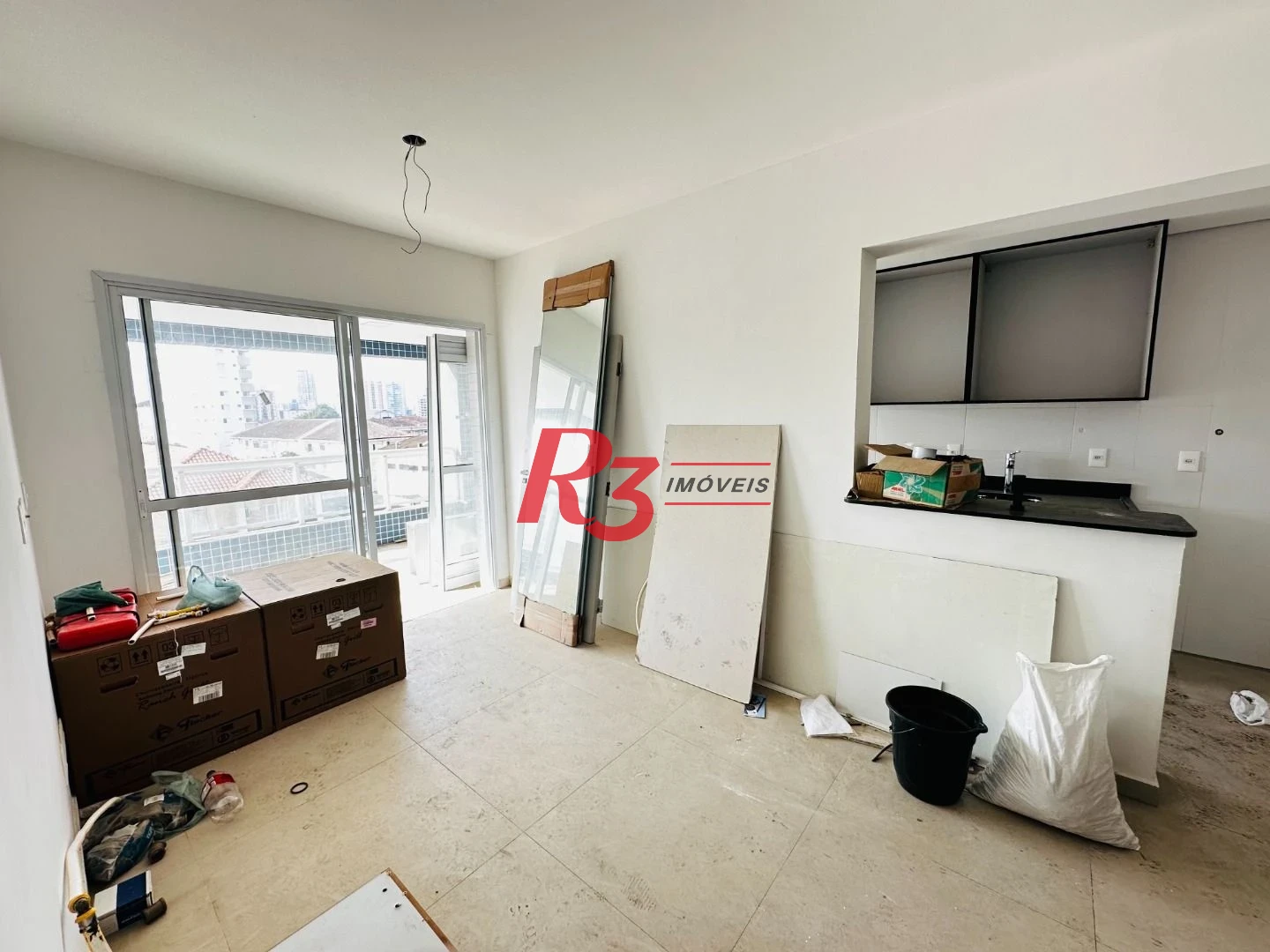 Apartamento com 1 dormitório à venda, 60 m² por R$ 700.000,00 - Boqueirão - Santos/SP