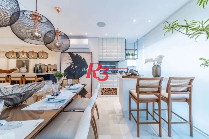 Apartamento com 3 suítes à venda, 184 m² por R$ 3.990.000 - Boqueirão - Santos/SP