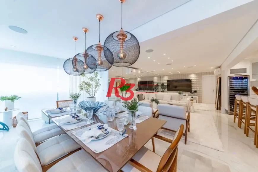 Apartamento com 3 suítes à venda, 184 m² por R$ 3.990.000 - Boqueirão - Santos/SP