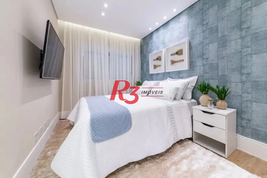 Apartamento com 3 suítes à venda, 184 m² por R$ 3.990.000 - Boqueirão - Santos/SP