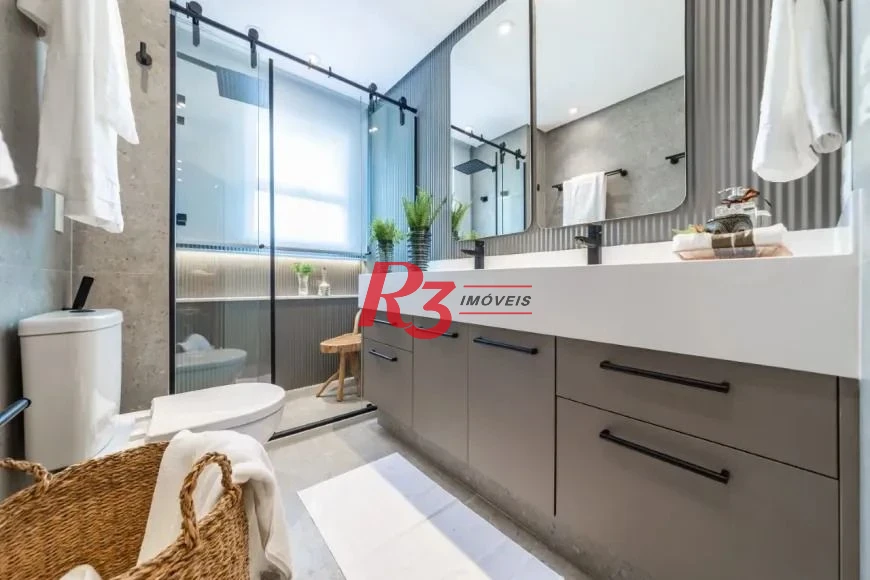 Apartamento com 3 suítes à venda, 184 m² por R$ 3.990.000 - Boqueirão - Santos/SP