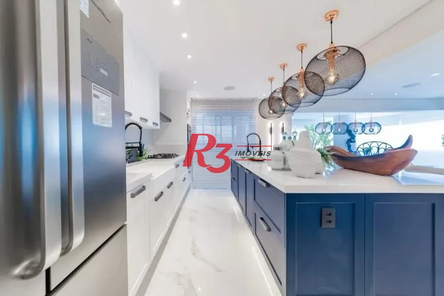 Apartamento com 3 suítes à venda, 184 m² por R$ 3.990.000 - Boqueirão - Santos/SP