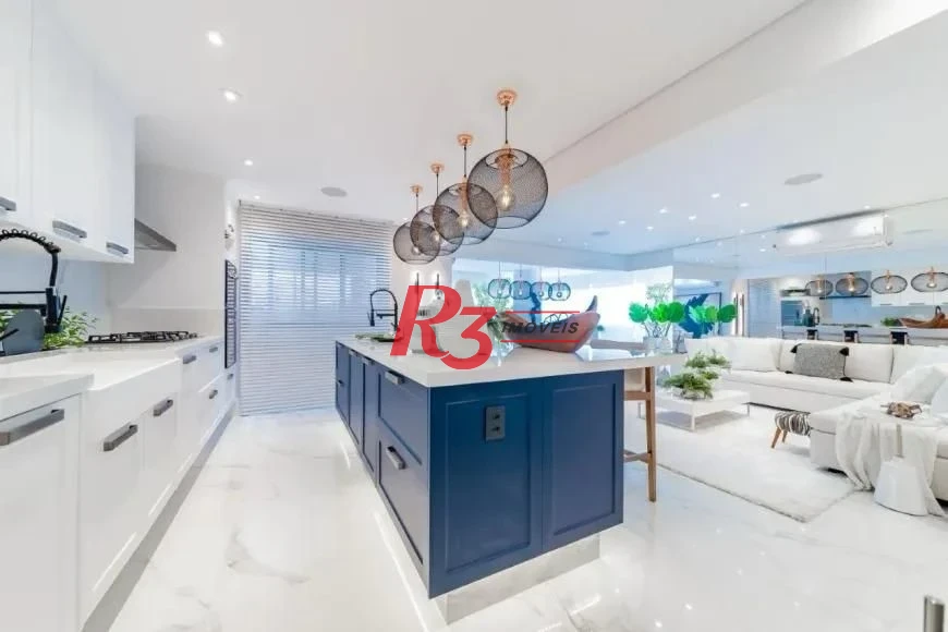 Apartamento com 3 suítes à venda, 184 m² por R$ 3.990.000 - Boqueirão - Santos/SP