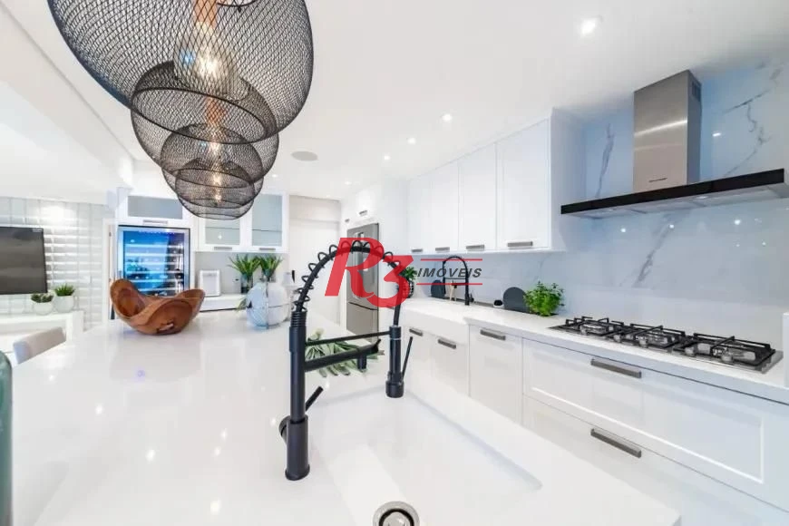 Apartamento com 3 suítes à venda, 184 m² por R$ 3.990.000 - Boqueirão - Santos/SP