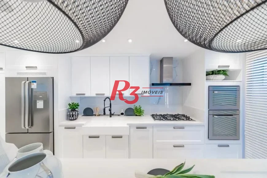 Apartamento com 3 suítes à venda, 184 m² por R$ 3.990.000 - Boqueirão - Santos/SP