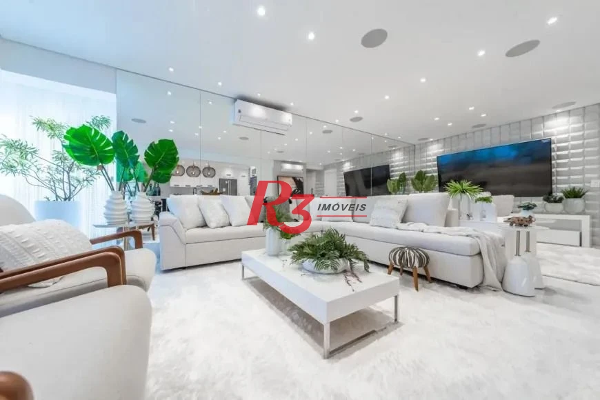 Apartamento com 3 suítes à venda, 184 m² por R$ 3.990.000 - Boqueirão - Santos/SP