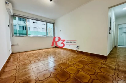 Apartamento com 2 dormitórios para alugar, 79 m² por R$ 4.400,00/mês - Boqueirão - Santos/SP