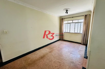 Apartamento com 2 dormitórios à venda, 78 m² por R$ 350.000,00 - Macuco - Santos/SP