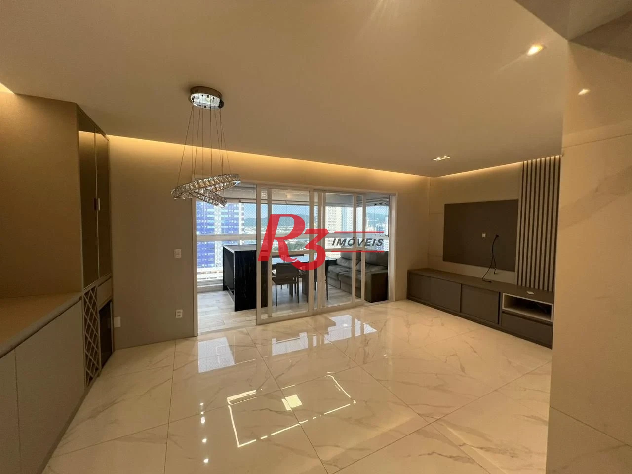 Apartamento com 3 dormitórios para alugar, 111 m² por R$ 9.000,00/mês - Ponta da Praia - Santos/SP