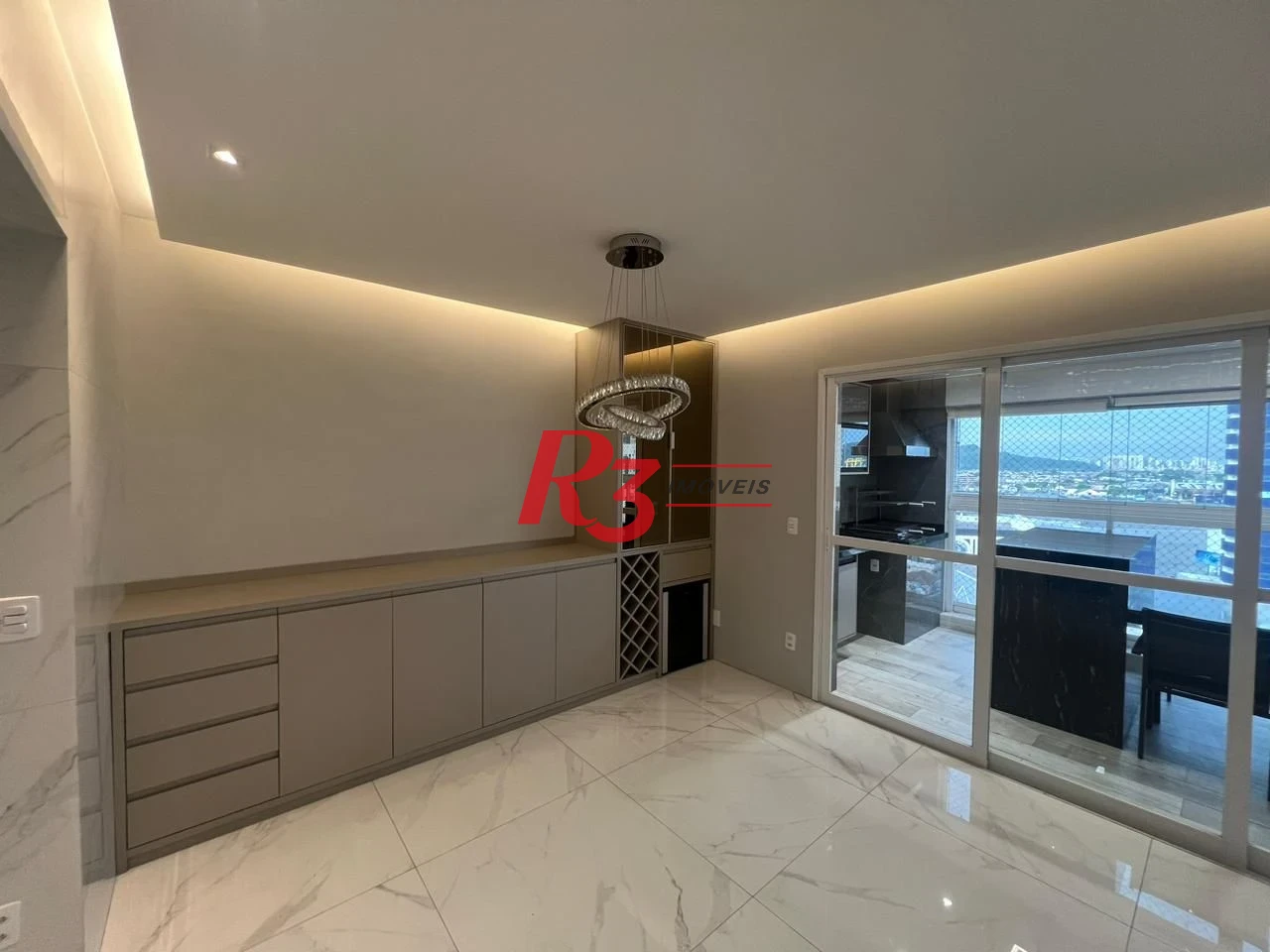 Apartamento com 3 dormitórios para alugar, 111 m² por R$ 9.000,00/mês - Ponta da Praia - Santos/SP