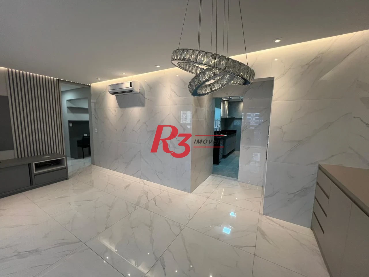 Apartamento com 3 dormitórios para alugar, 111 m² por R$ 9.000,00/mês - Ponta da Praia - Santos/SP