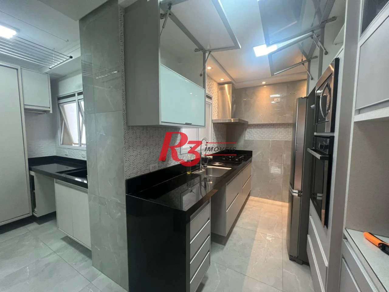 Apartamento com 3 dormitórios para alugar, 111 m² por R$ 9.000,00/mês - Ponta da Praia - Santos/SP