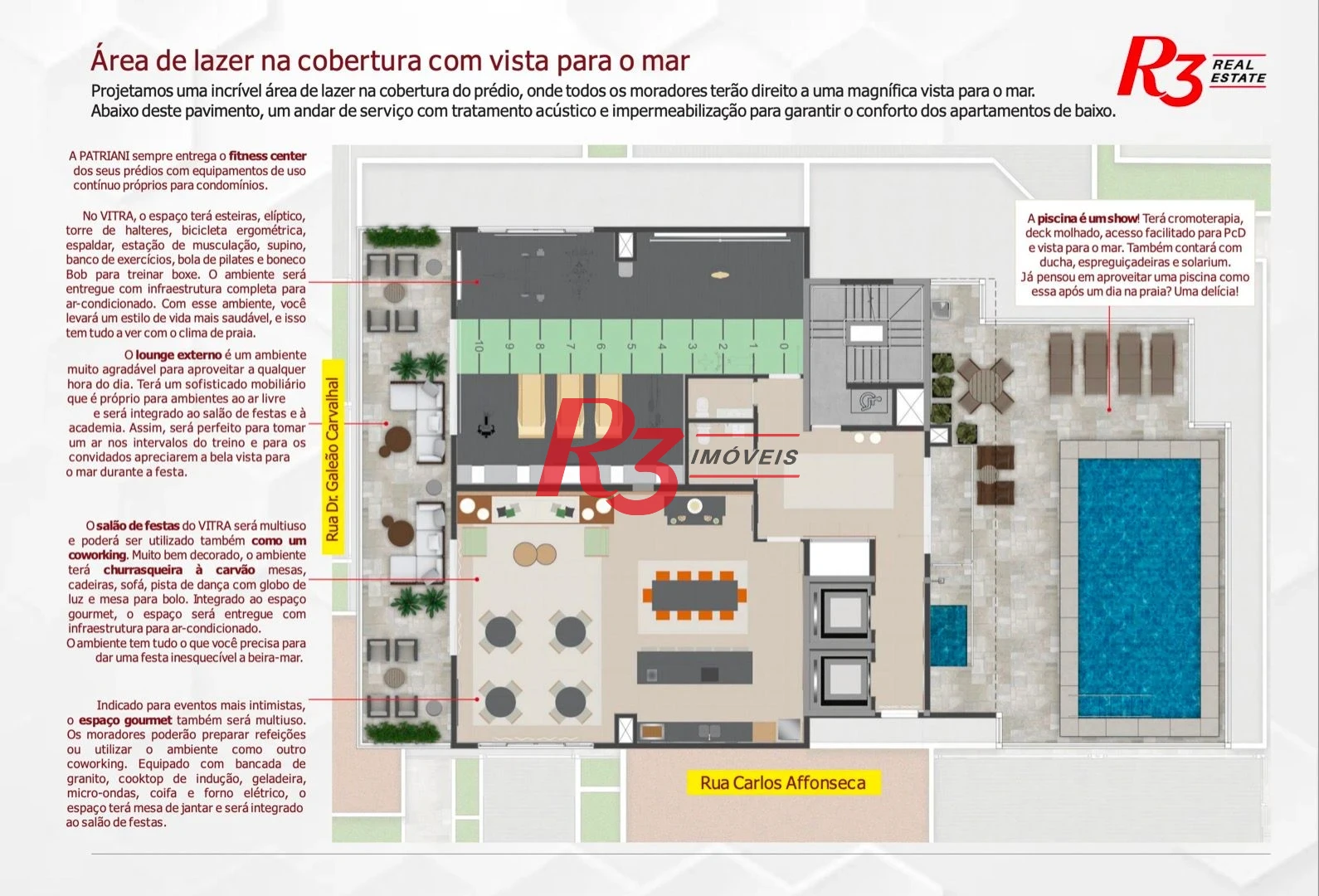 Apartamento com 3 dormitórios à venda, 124 m² por R$ 3.000.000,00 - Gonzaga - Santos/SP