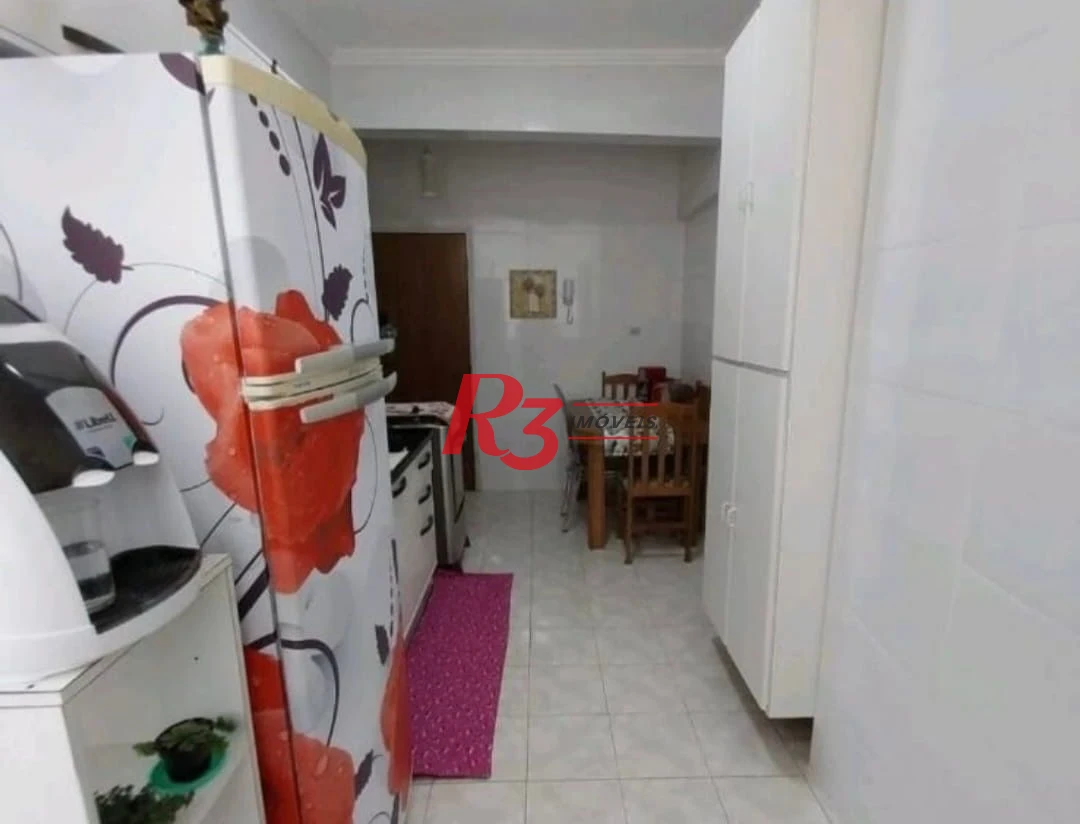 Apartamento com 1 dormitório para alugar, 46 m² por R$ 3.000,00/mês - Aparecida - Santos/SP