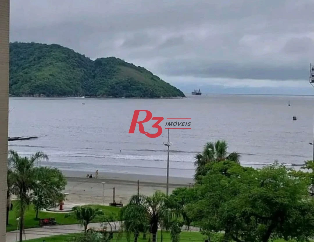 Apartamento com 1 dormitório para alugar, 46 m² por R$ 3.000,00/mês - Aparecida - Santos/SP