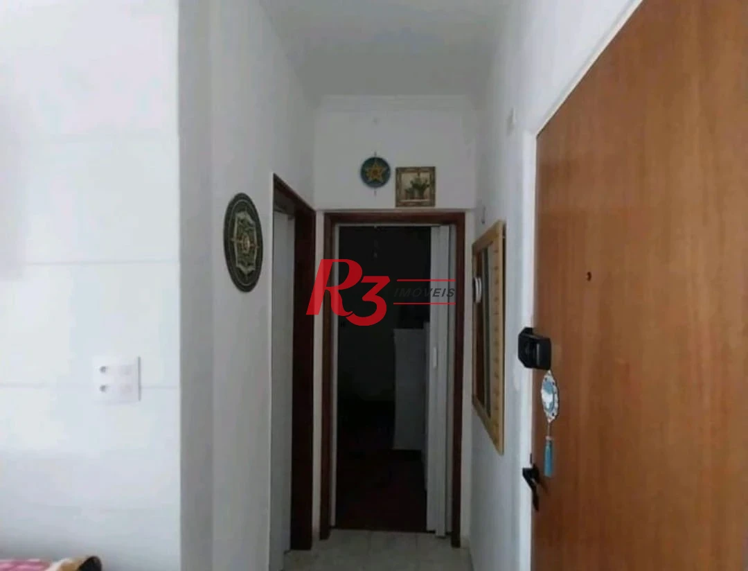 Apartamento com 1 dormitório para alugar, 46 m² por R$ 3.000,00/mês - Aparecida - Santos/SP
