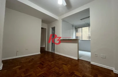 Apartamento com 1 dormitório à venda, 45 m² por R$ 375.000,00 - Gonzaga - Santos/SP