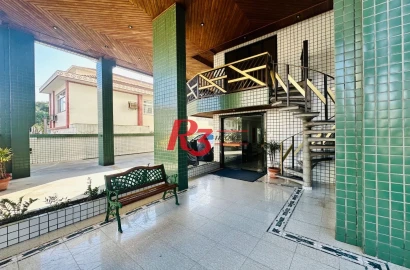 Apartamento com 2 dormitórios à venda, 78 m² por R$ 550.000,00 - Campo Grande - Santos/SP