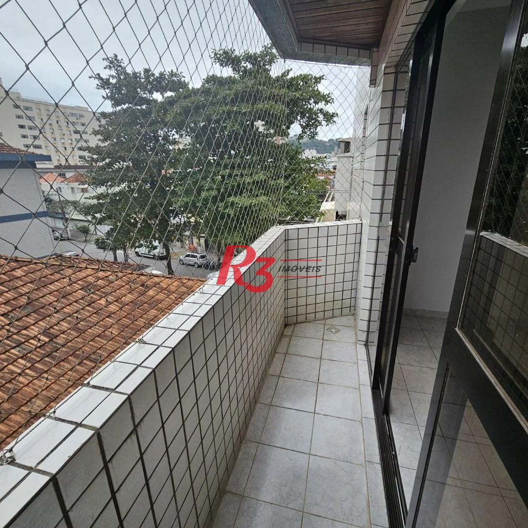 Apartamento com 2 dormitórios à venda, 78 m² por R$ 550.000,00 - Campo Grande - Santos/SP