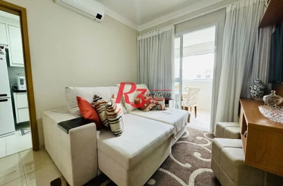 Apartamento à venda, 66 m² por R$ 1.300.000,00 - Boqueirão - Santos/SP