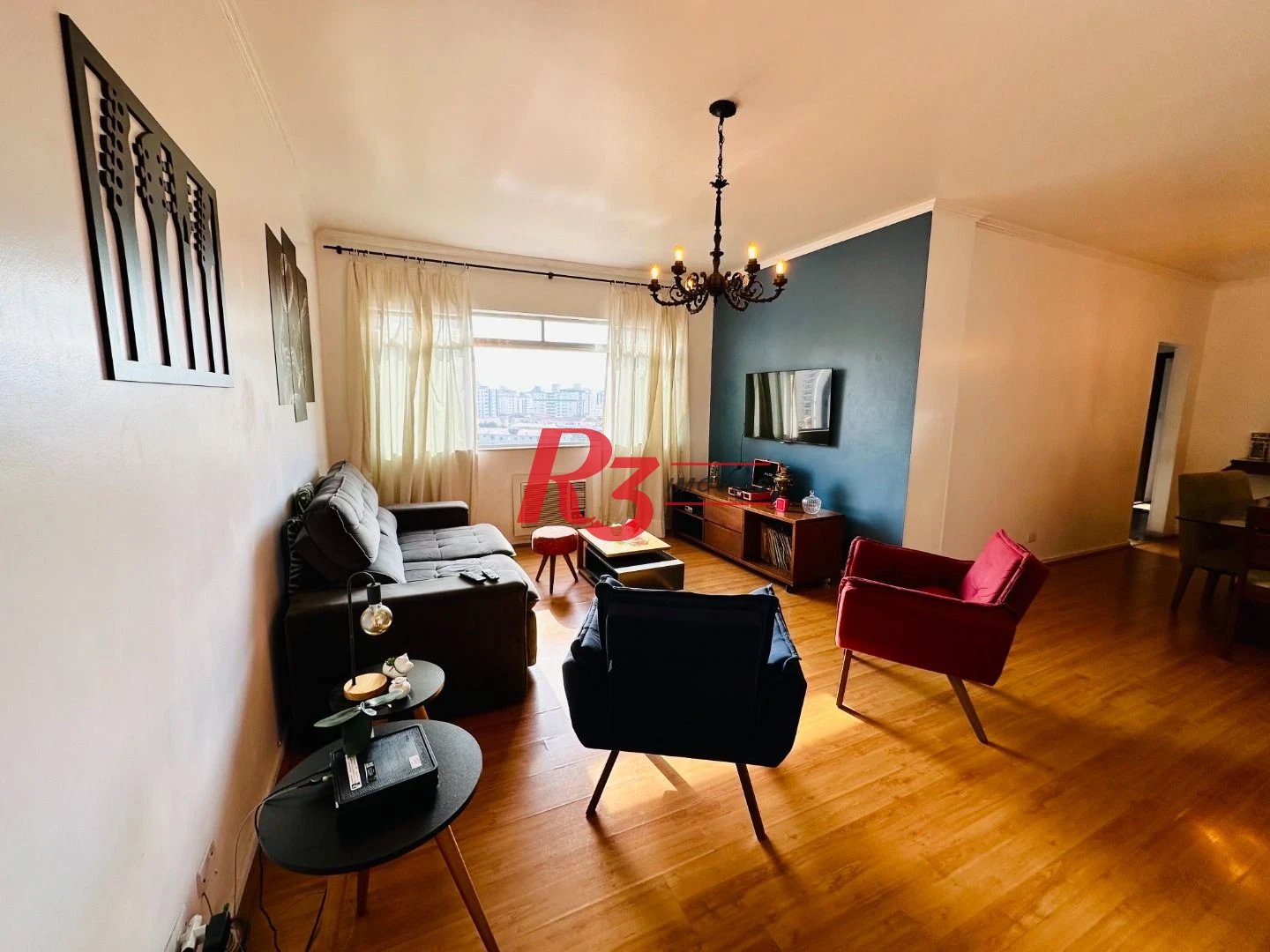 Apartamento com 3 dormitórios à venda, 175 m² por R$ 998.000,00 - Gonzaga - Santos/SP