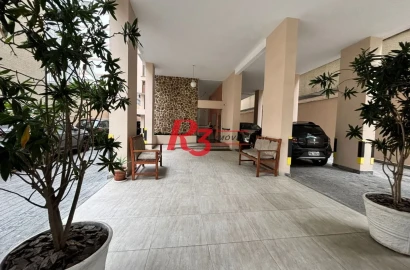 Apartamento com 2 dormitórios à venda, 120 m² por R$ 850.000,00 - Gonzaga - Santos/SP