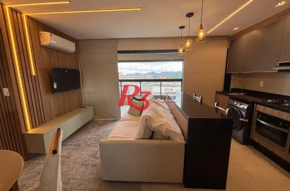Apartamento com 2 dormitórios, 65 m² - venda por R$ 1.200.000,00 ou aluguel por R$ 7.983,00/mês - Ponta da Praia - Santos/SP