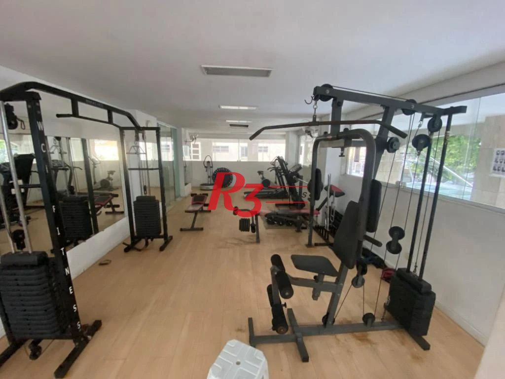 Apartamento com 3 dormitórios para alugar, 160 m² por R$ 7.500,00/mês - Gonzaga - Santos/SP