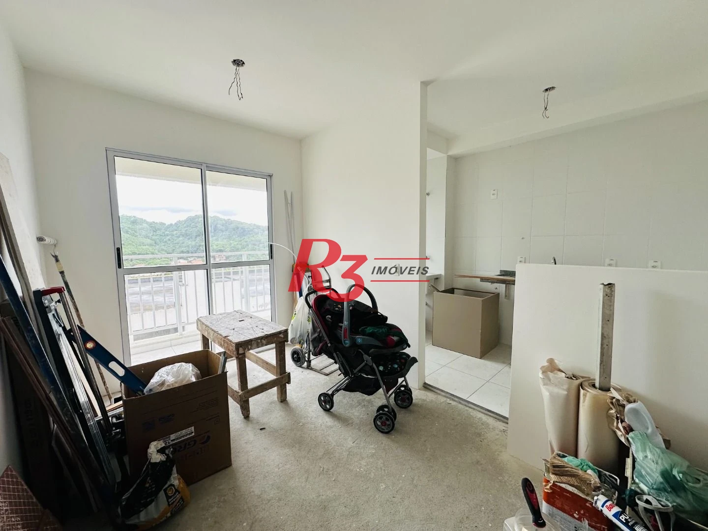 Apartamento com 2 dormitórios à venda, 52 m² por R$ 345.000,00 - Morro de Nova Cintra - Santos/SP