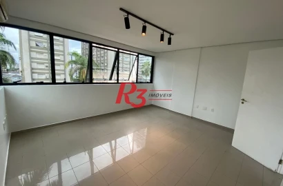 Conjunto para alugar, 66 m² por R$ 4.000,01/mês - Gonzaga - Santos/SP