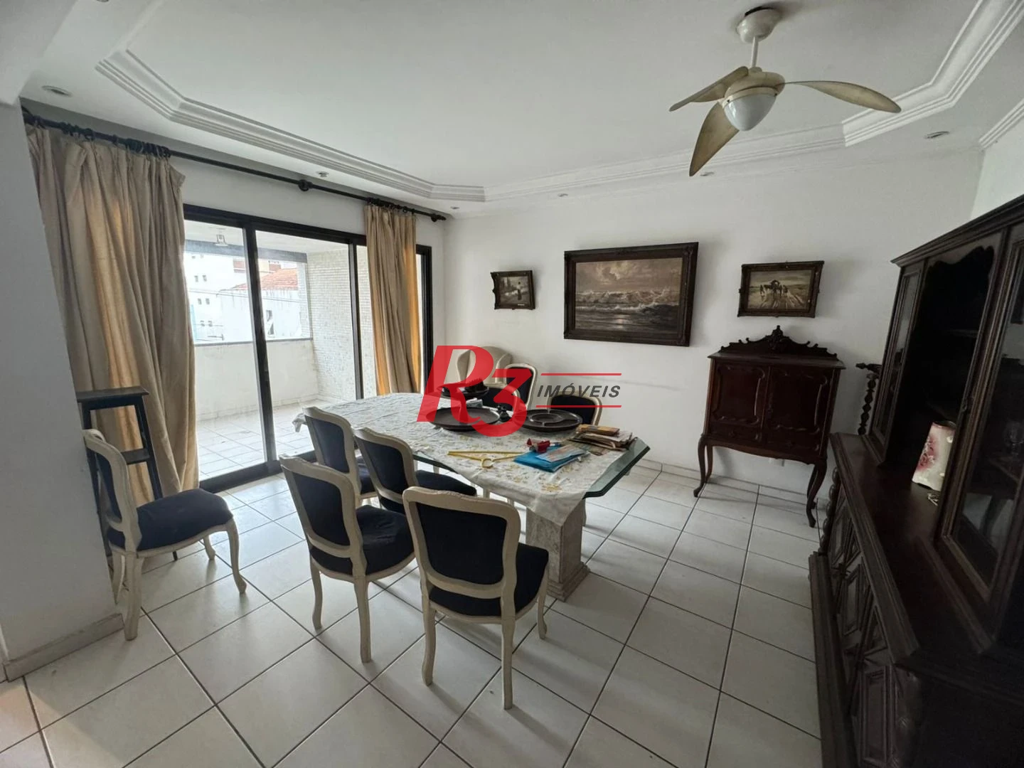 Apartamento com 3 dormitórios à venda, 200 m² por R$ 1.500.000,00 - Embaré - Santos/SP