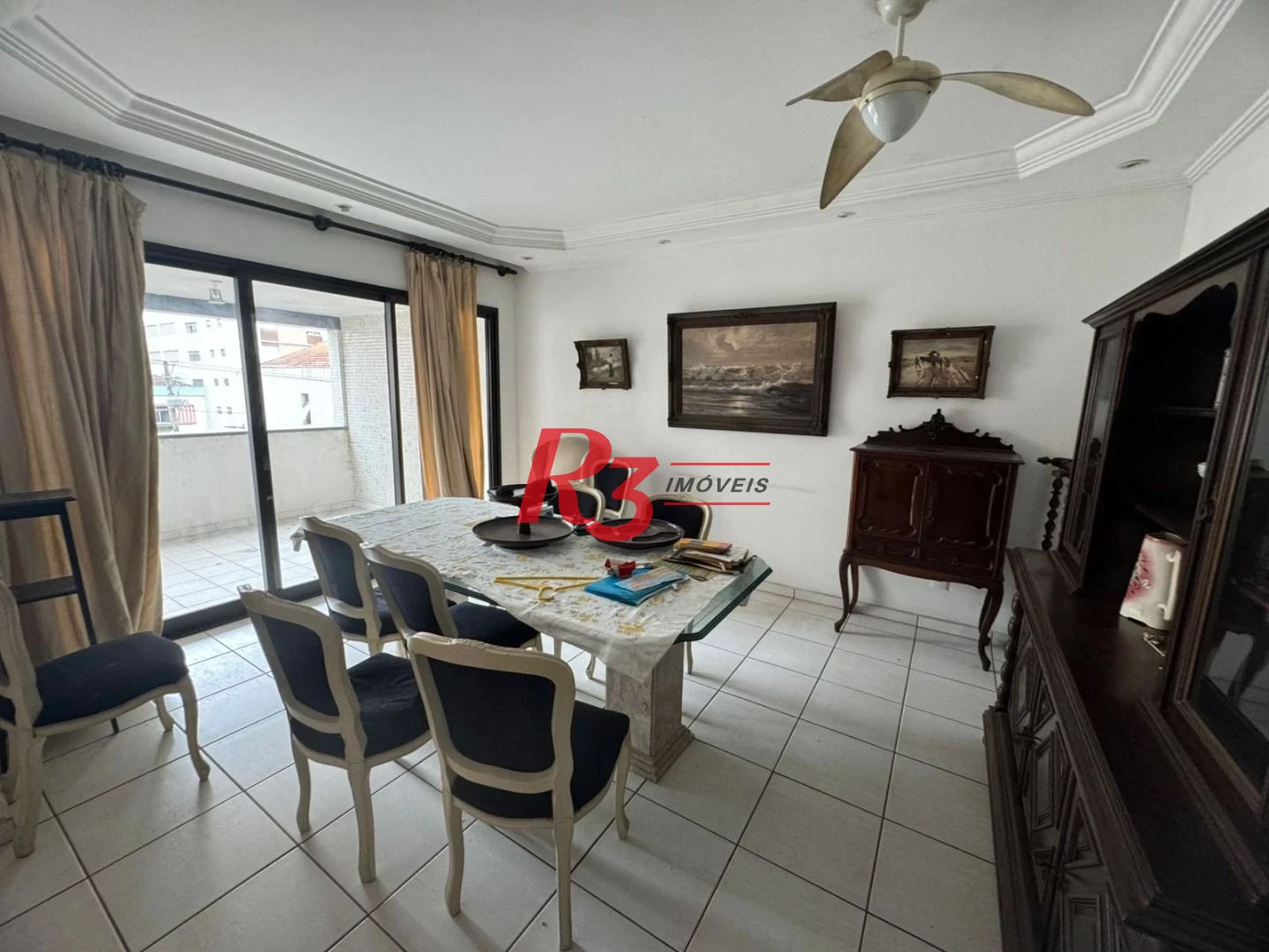 Apartamento com 3 dormitórios à venda, 200 m² por R$ 1.500.000,00 - Embaré - Santos/SP