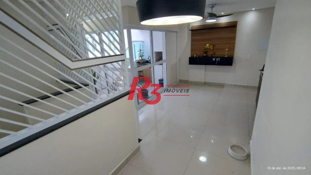 Cobertura com 2 dormitórios à venda, 109 m² por R$ 945.000,00 - Marapé - Santos/SP