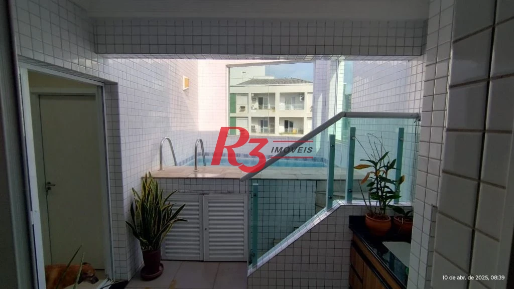 Cobertura com 2 dormitórios à venda, 109 m² por R$ 945.000,00 - Marapé - Santos/SP