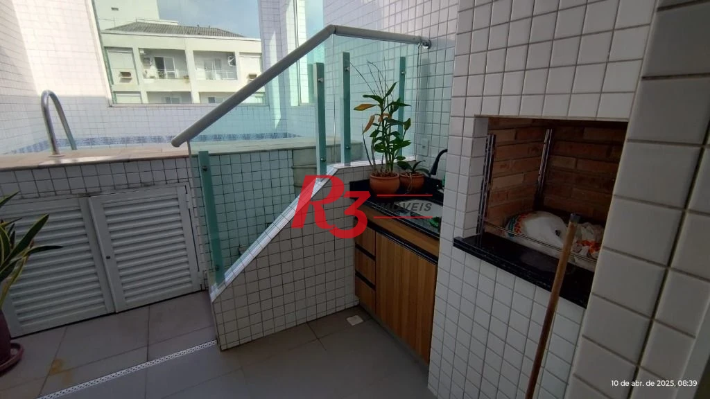 Cobertura com 2 dormitórios à venda, 109 m² por R$ 945.000,00 - Marapé - Santos/SP