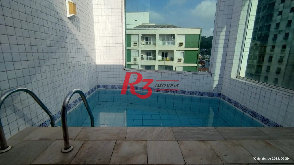 Cobertura com 2 dormitórios à venda, 109 m² por R$ 945.000,00 - Marapé - Santos/SP