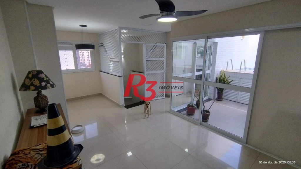 Cobertura com 2 dormitórios à venda, 109 m² por R$ 945.000,00 - Marapé - Santos/SP