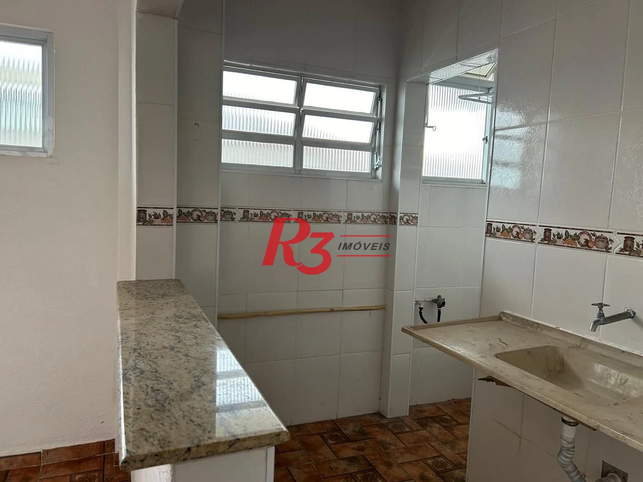 Apartamento com 1 quarto à venda, 52 m² por R$ 390.000 - Boqueirão - Santos/SP