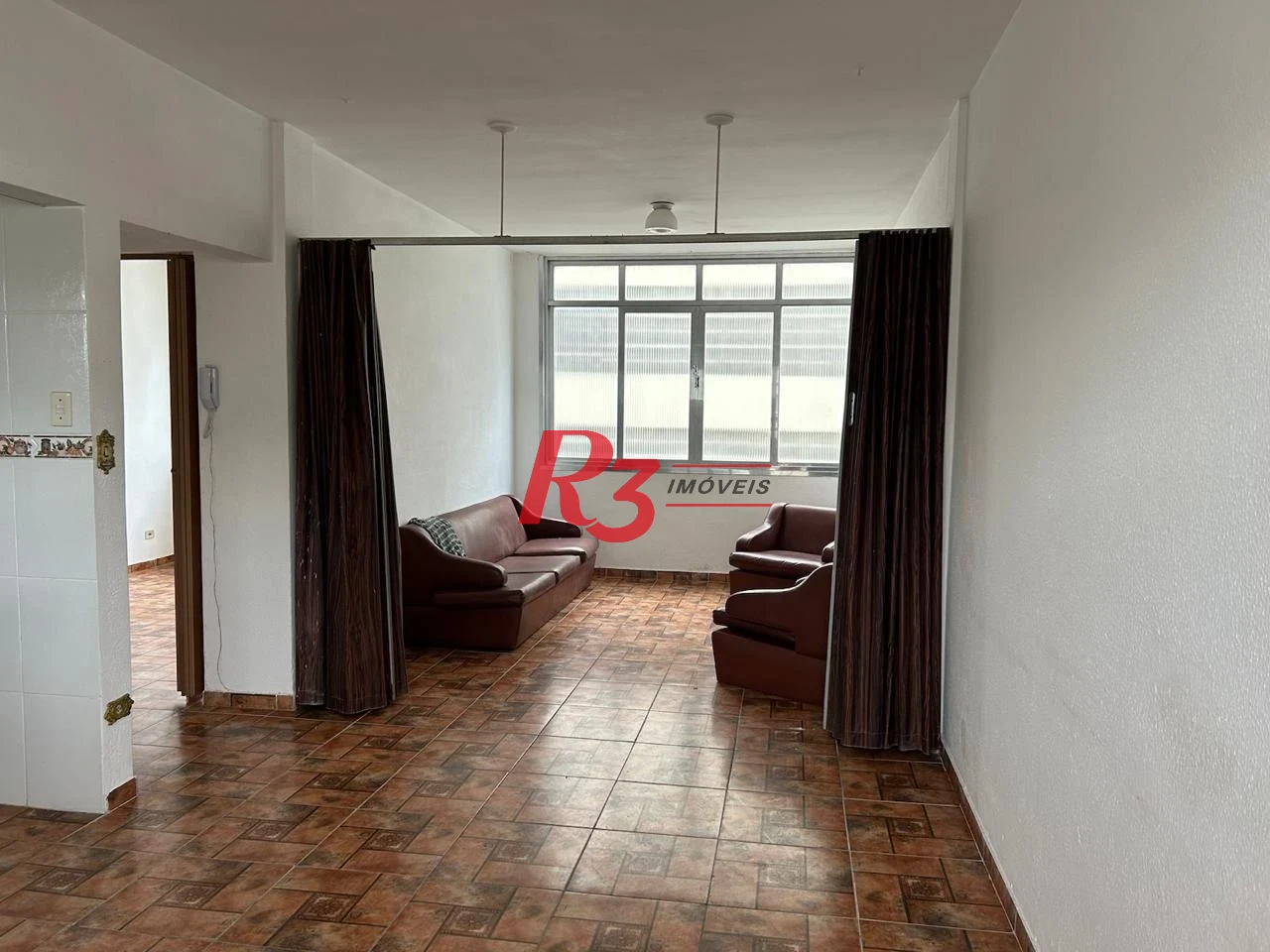 Apartamento com 1 quarto à venda, 52 m² por R$ 390.000 - Boqueirão - Santos/SP