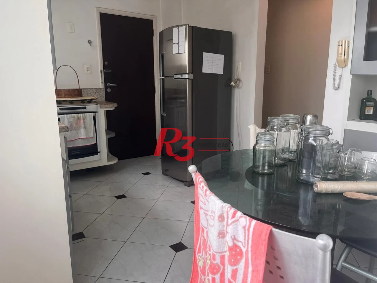 Apartamento com 2 dormitórios para alugar, 98 m² por R$ 3.990,00/mês - Gonzaga - Santos/SP