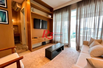 Apartamento com 1 dormitório à venda, 50 m² por R$ 635.000,00 - Ponta da Praia - Santos/SP