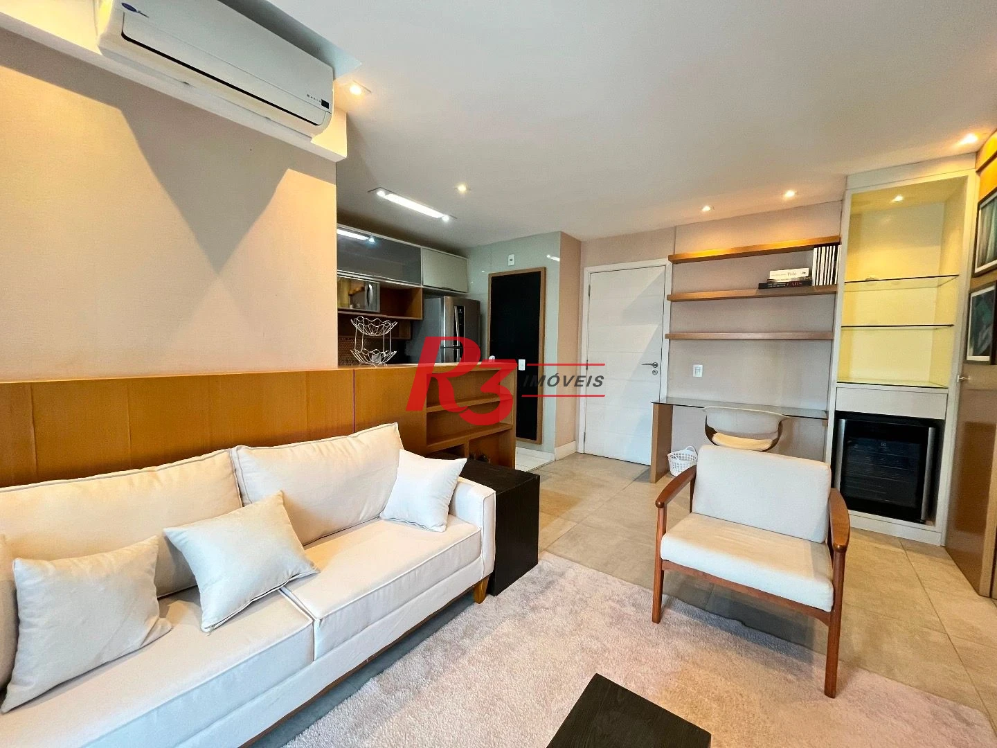 Apartamento com 1 dormitório à venda, 50 m² por R$ 635.000,00 - Ponta da Praia - Santos/SP