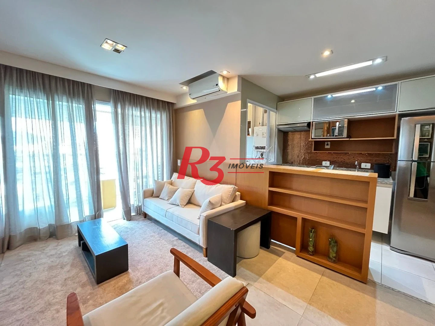 Apartamento com 1 dormitório à venda, 50 m² por R$ 635.000,00 - Ponta da Praia - Santos/SP