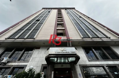 Sala à venda, 43 m² por R$ 380.000,00 - Embaré - Santos/SP