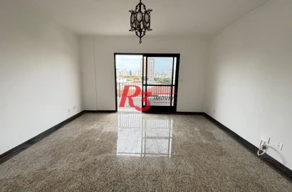 Apartamento com 3 dormitórios para alugar, 110 m² por R$ 4.500,00/mês - Boqueirão - Santos/SP