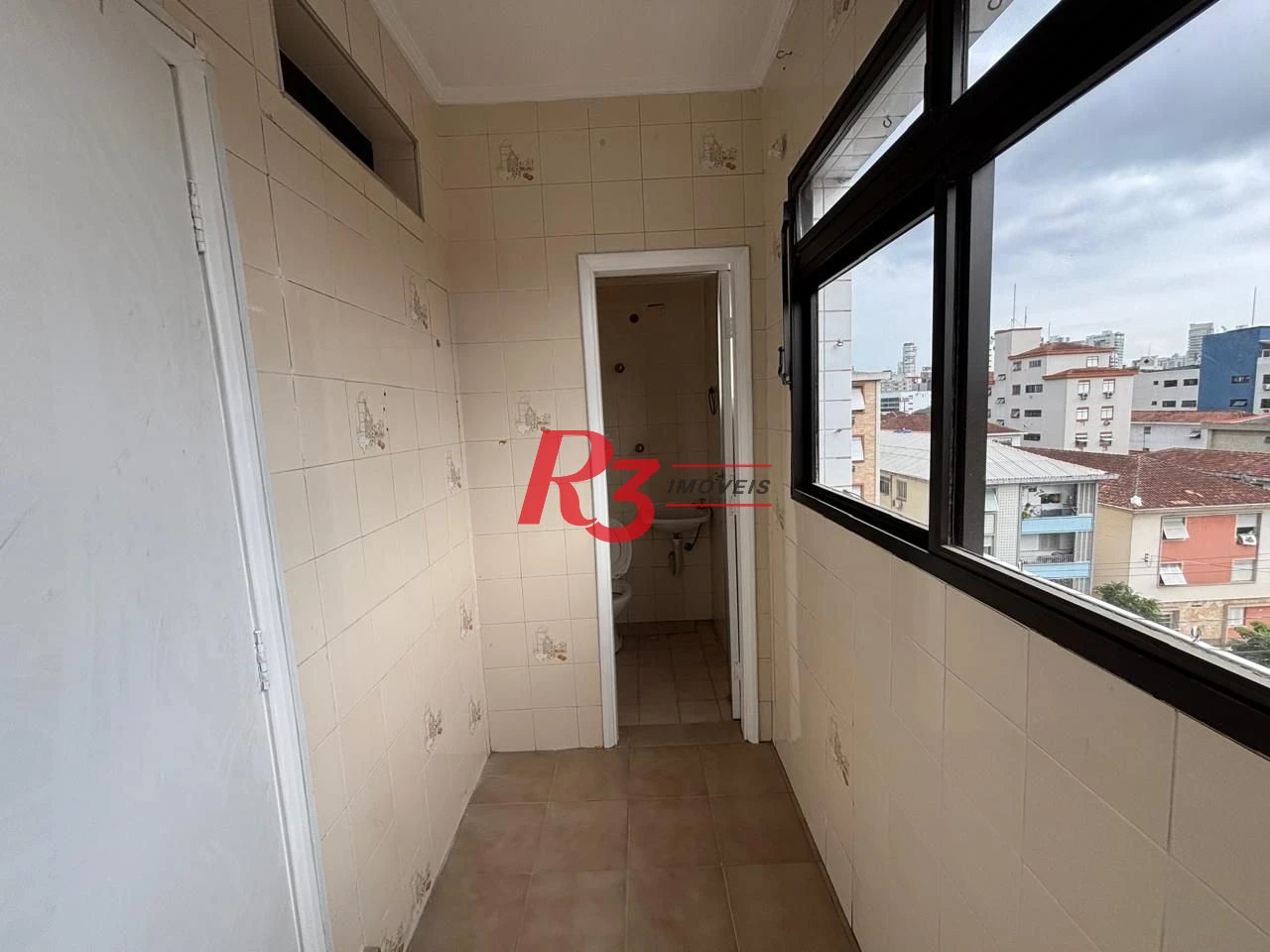 Apartamento com 3 dormitórios para alugar, 110 m² por R$ 4.500,00/mês - Boqueirão - Santos/SP