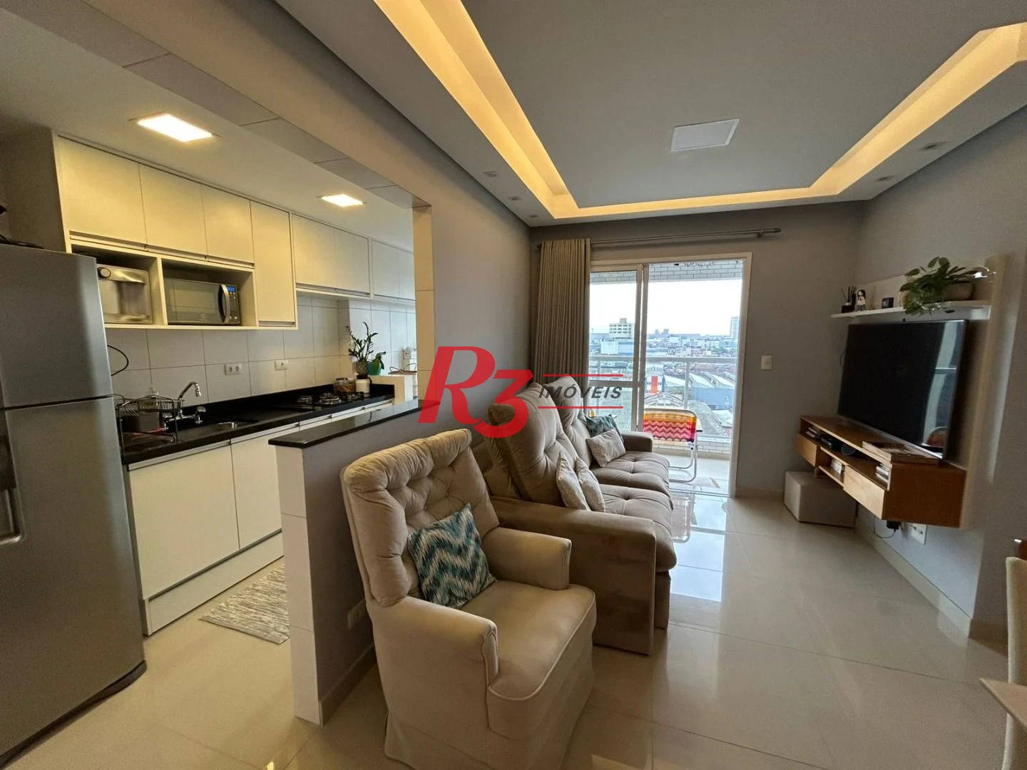 Apartamento na Vila Mathias com 59m²