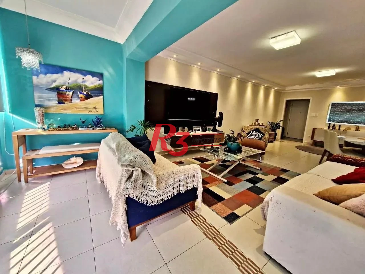 Apartamento com 3 dormitórios à venda, 187 m² por R$ 1.350.000,00 - Gonzaga - Santos/SP