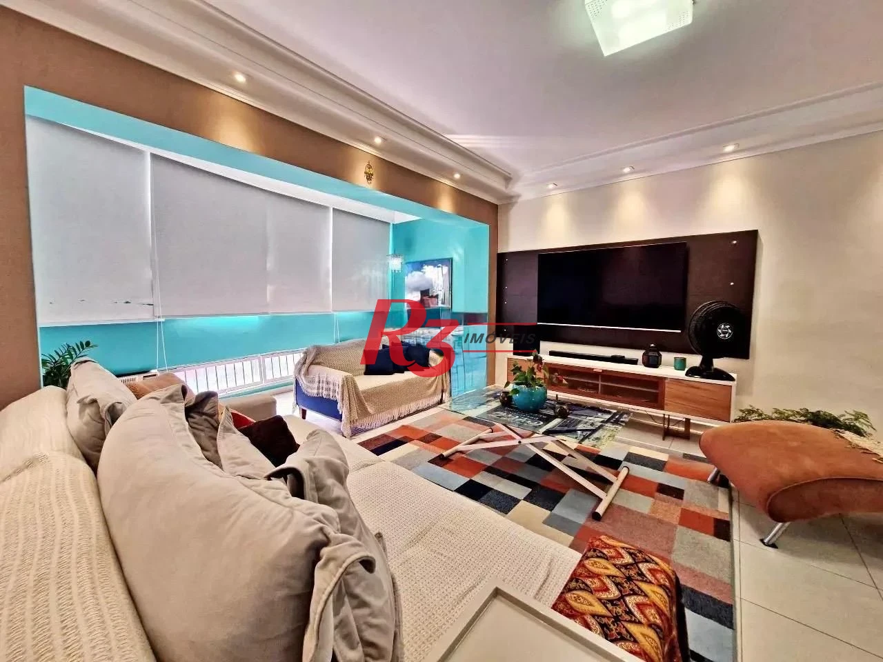 Apartamento com 3 dormitórios à venda, 187 m² por R$ 1.350.000,00 - Gonzaga - Santos/SP