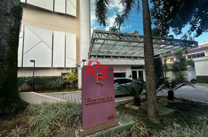 Apartamento com 1 dormitório para alugar, 47 m² por R$ 4.300,00/mês - Boqueirão - Santos/SP